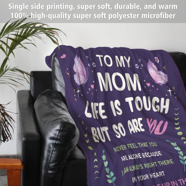 Gifts for Mom Mom Birthday Gifts Throw Blanket Mom Gift from Daughter Son 2