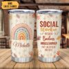 Social Worker Custom Name Tumbler Stainless Steel Tumbler