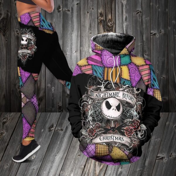 3D Jack Skellington Nightmare Before Christmas Combo Hoodie And Legging Custom Apparel HLS101