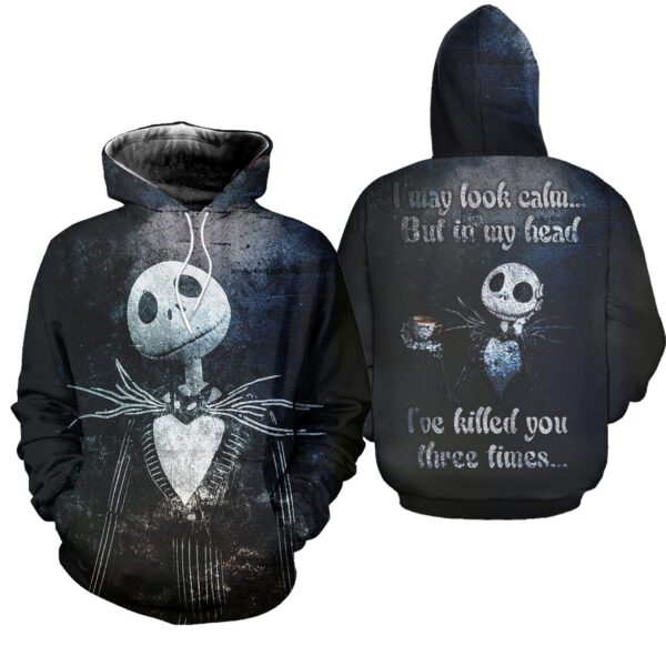 3d jack skellington nightmare before christmas combo hoodie and legging custom apparel hls106 9aemy