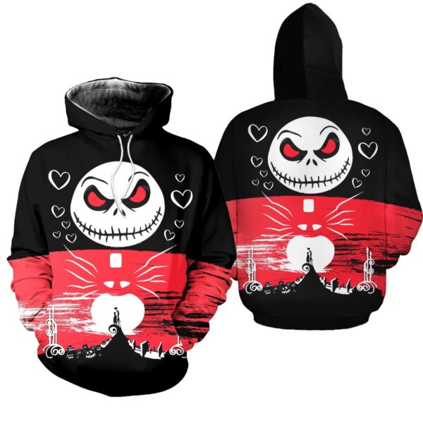 3d jack skellington nightmare before christmas combo hoodie and legging custom apparel hls107 lasy2