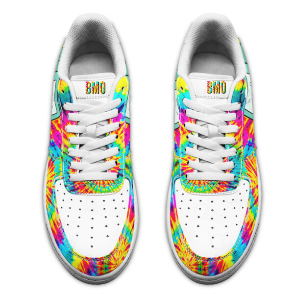 adventure time bmo sneakers custom tie dye style tblyg