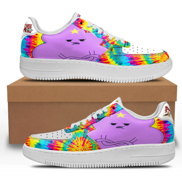 Adventure Time Lumpy Space Princess Sneakers Custom Tie Dye Style Adventure Time Lumpy Space Princess Sneakers Custom Tie Dye Style