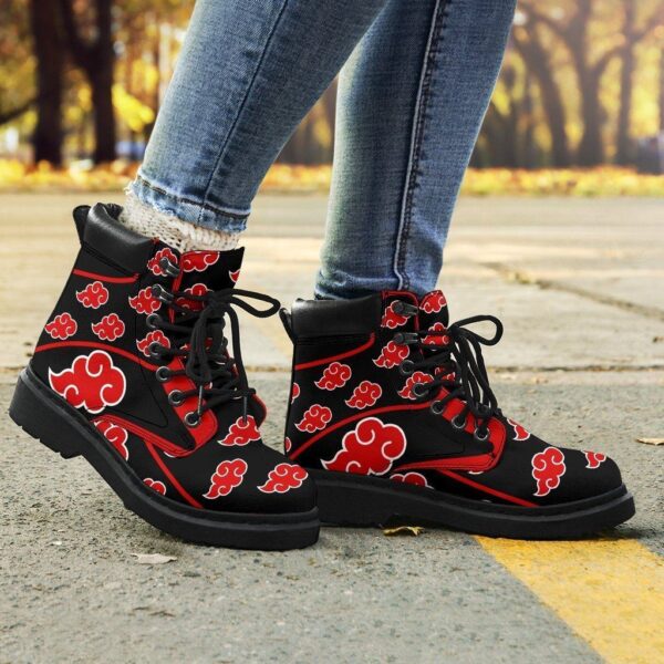 akatsuki naruto all season boots anime shoes vegan leather custom boot shoes tb114 ijbua