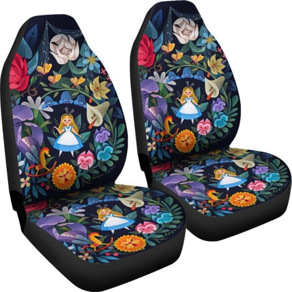 alice flower patterns alice in the wonderland dn cartoon car seat covers aiwcsc12 tobof