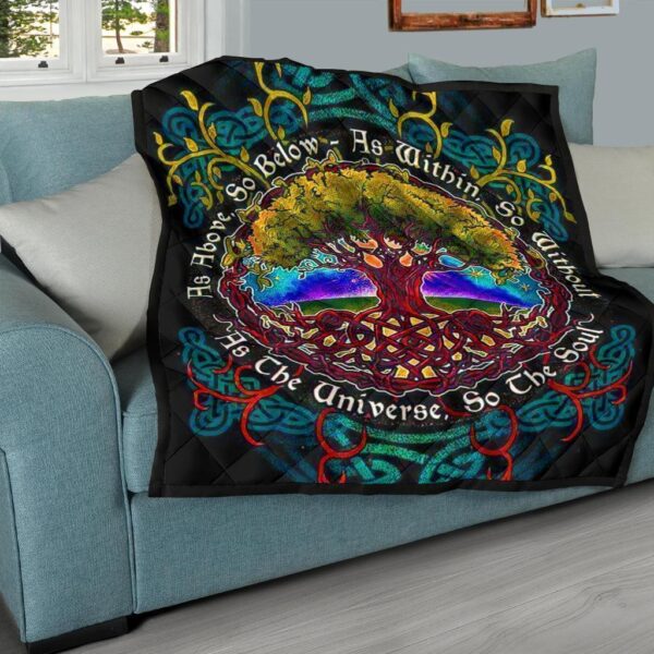 as above so below tree of life quilt blanket gift idea h2hwu