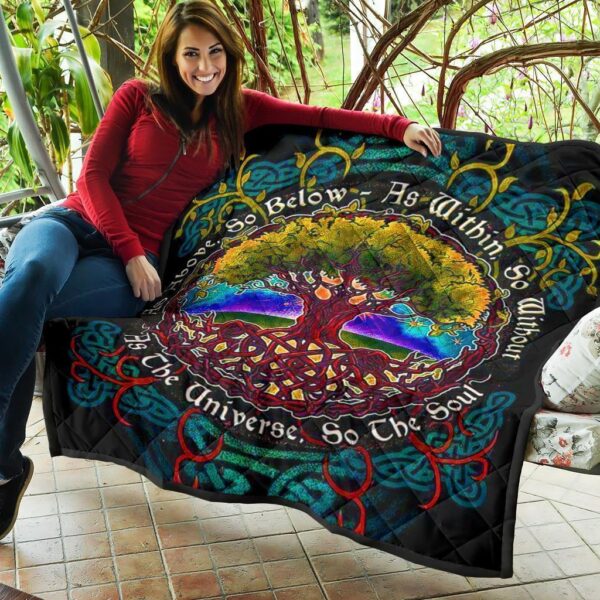 as above so below tree of life quilt blanket gift idea oknta