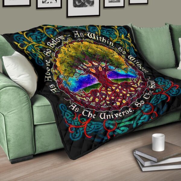 as above so below tree of life quilt blanket gift idea ryhhs