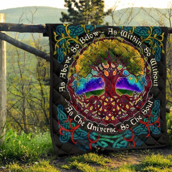 as above so below tree of life quilt blanket gift idea tlifl