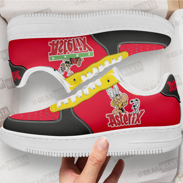 asterix super hero custom sneakers f8x7w