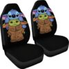 baby yoda and stitch cute dn cartoon car seat covers v5hqv