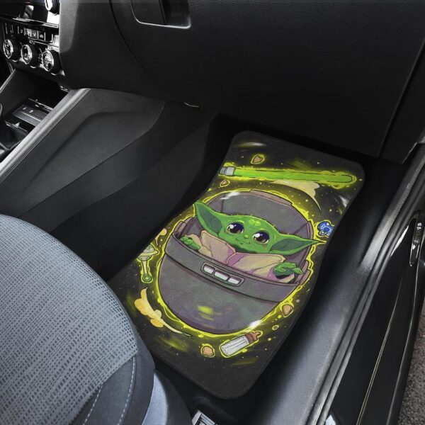 baby yoda art car floor mats the mandalorian dn movies swcfm02 9m4sk