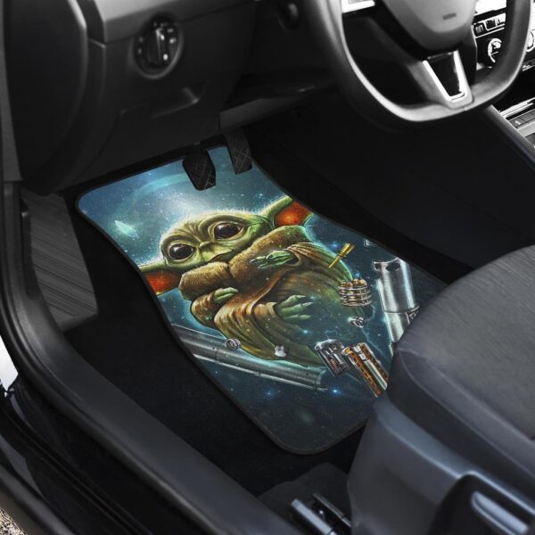 baby yoda art the mandalorian car floor mats dn movies swcfm05 g6ycv