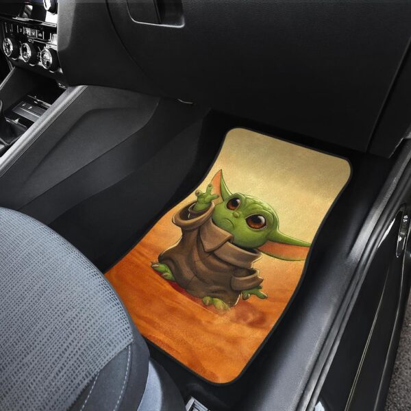 baby yoda car floor mats the mandalorian movies fan gift swcfm06 hufsk