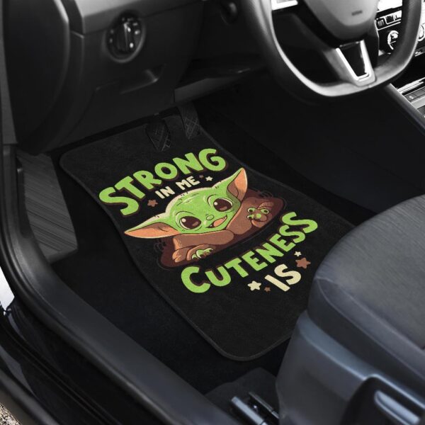 baby yoda cute the mandalorian car floor mats movies swcfm10 27hsp