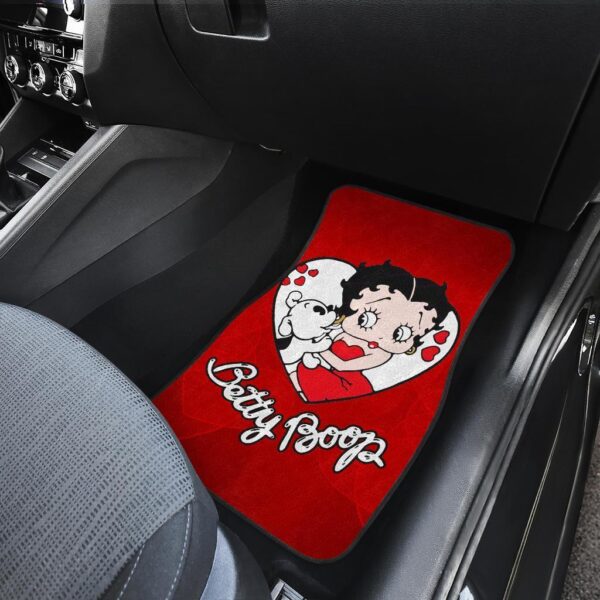 betty boop car floor mats betty boop dog cute car floor mats cartoon fan gift poobr