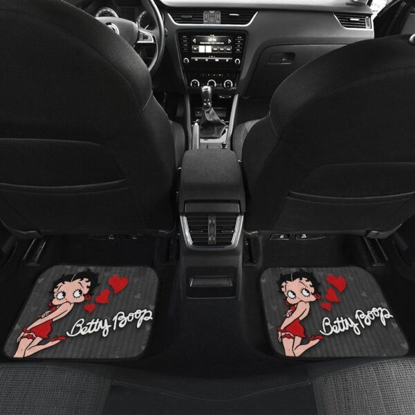 betty boop car floor mats betty boop hearts cartoon fan gift car floor mats thuj8