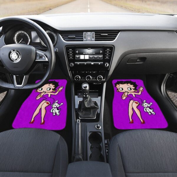 betty boop car floor mats betty boop purple theme cartoon car floor mats shdqt