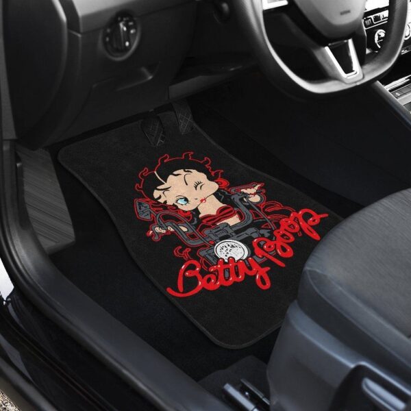 betty boop car floor mats betty boop ride motorbike cartoon car floor mats lhmtl