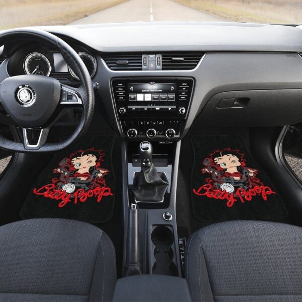 betty boop car floor mats betty boop ride motorbike cartoon car floor mats mvjhw