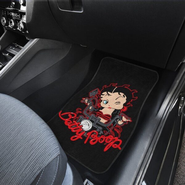 betty boop car floor mats betty boop ride motorbike cartoon car floor mats t0tgi