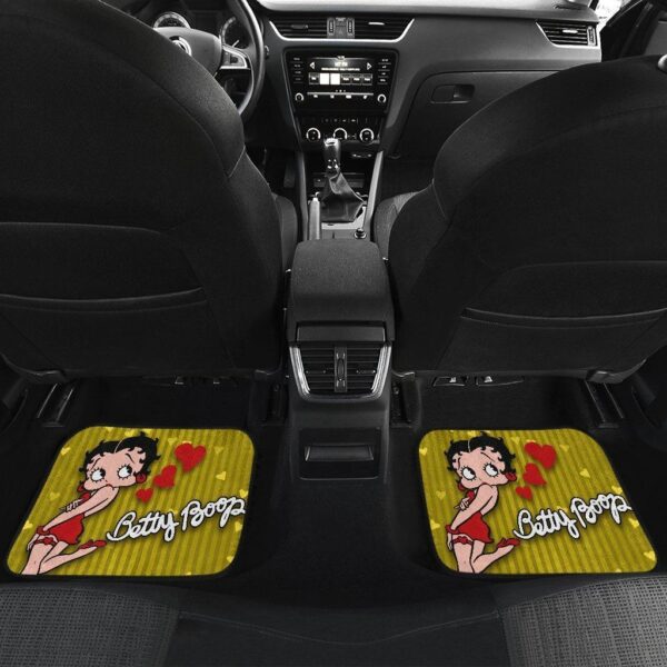 betty boop car floor mats cartoon betty boop hearts car floor mats fan gift sr95t