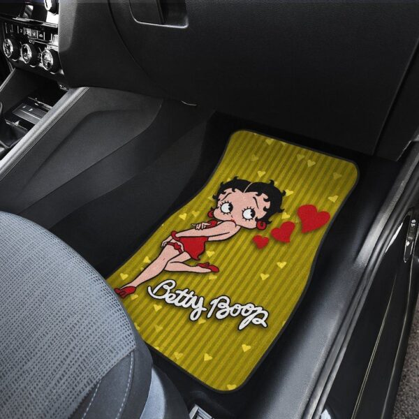 betty boop car floor mats cartoon betty boop hearts car floor mats fan gift vwpmm