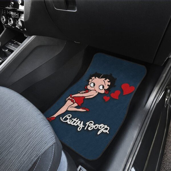 betty boop car floor mats cartoon fan gift betty boop hearts car floor mats fxm3h