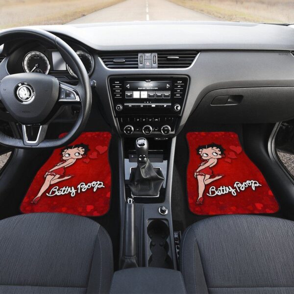 betty boop car floor mats cartoon fan gift car floor mats betty boop hearts sfyfc