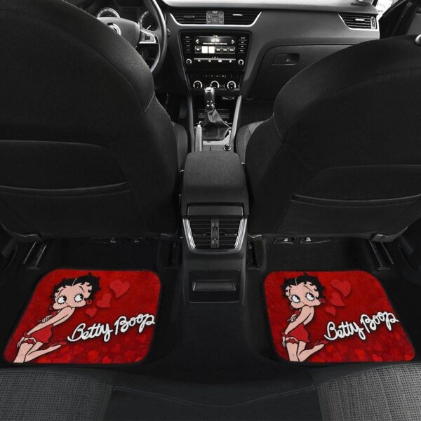 betty boop car floor mats cartoon fan gift car floor mats betty boop hearts uwlv2