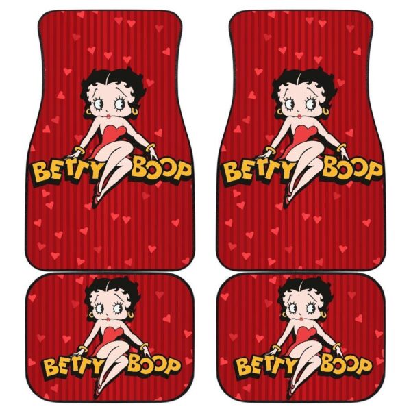 Betty Boop Car Floor Mats | Cartoon Pretty Betty Boop Car Floor Mats Fan Gift