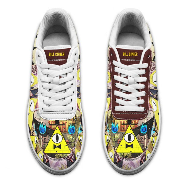 bill cipher gravity falls sneakers custom cartoon shoes lzl1m