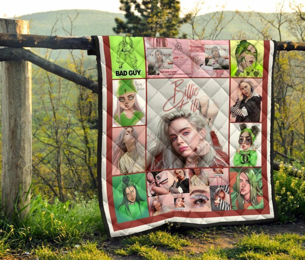 Billie Eilish Quilt Blanket Where Do We Go Funny Fan Gift