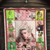 billie eilish quilt blanket where do we go funny fan gift gdlku