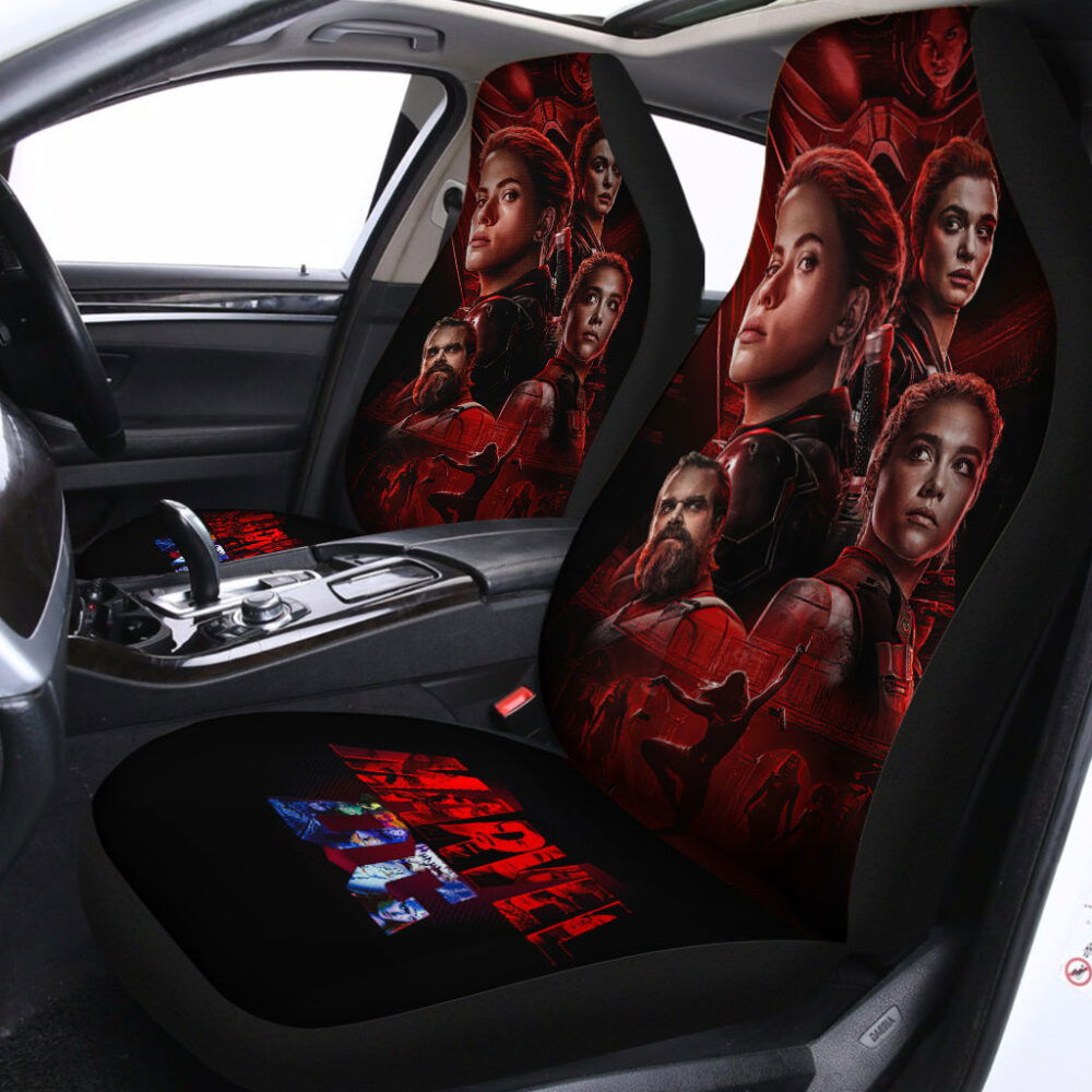 Black Widow Car Seat Covers | MV Car Accessories BWCS03