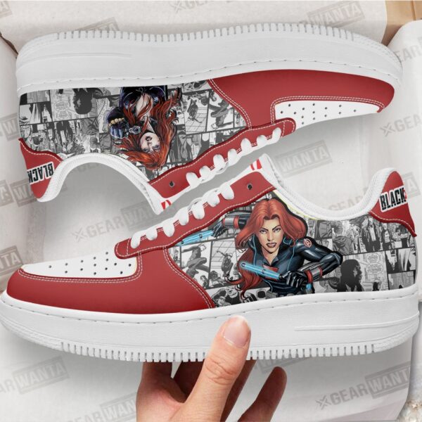 black widow sneakers custom comic shoes rg092