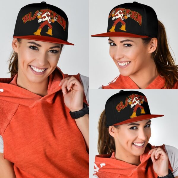 blaziken snapback hat anime fan gift idea e5qnr