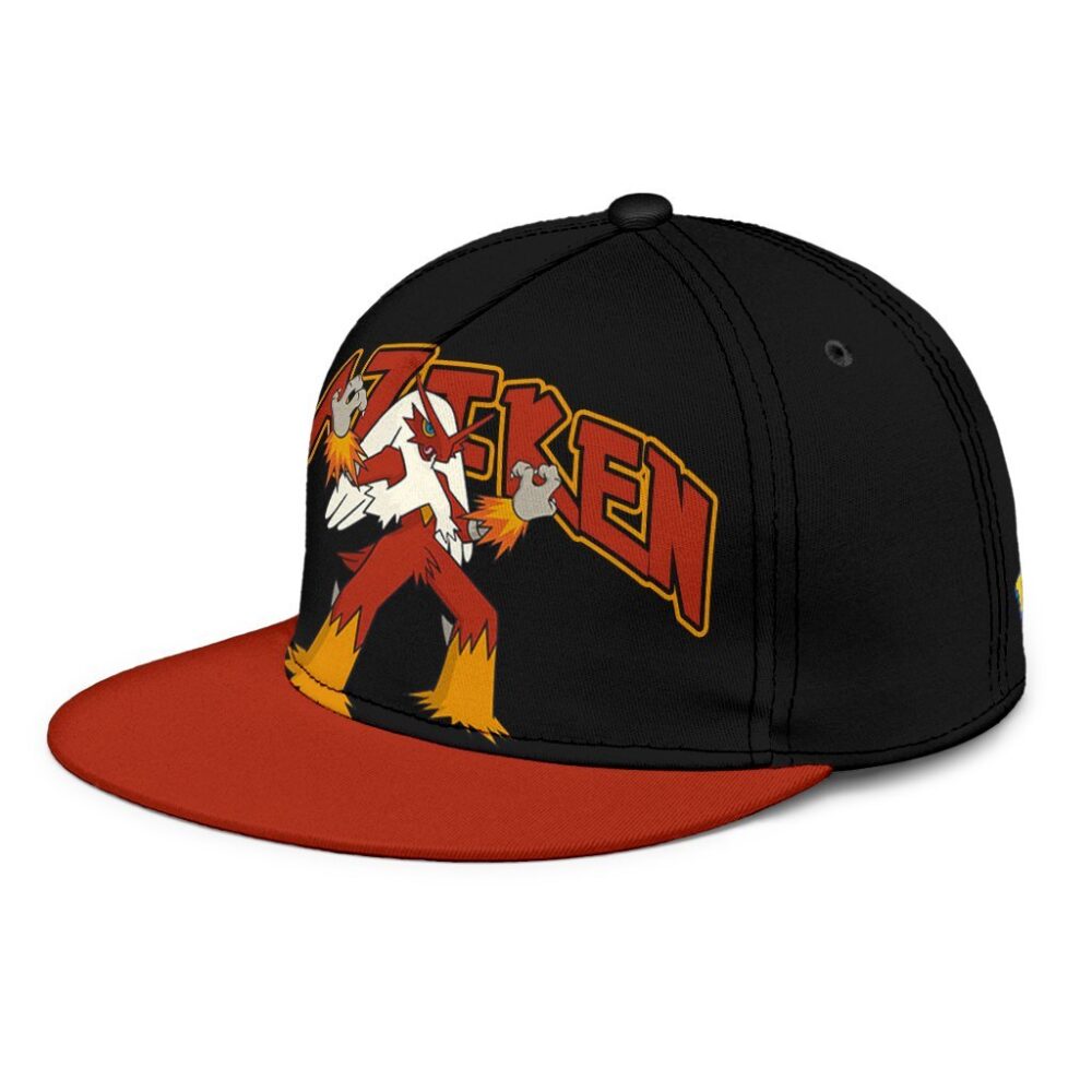 Blaziken Snapback Hat Anime Fan Gift Idea