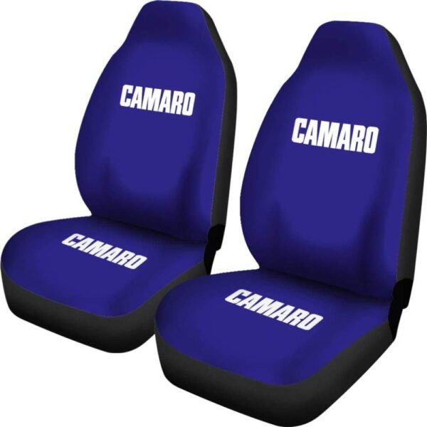 blue camaro white letter car seat covers custom car seat covers qnvxv