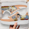 bob belcher bobs burger custom sneakers hklxj