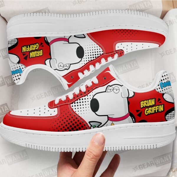 brian griffin family guy sneakers custom cartoon shoes shy9u