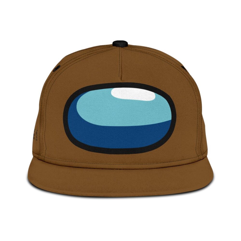 Brown Crewmate Snapback Hat Among Us Gift Idea