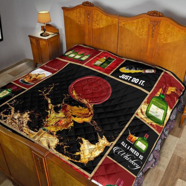 buchanans scotch quilt blanket all i need is whisky gift idea egmbg