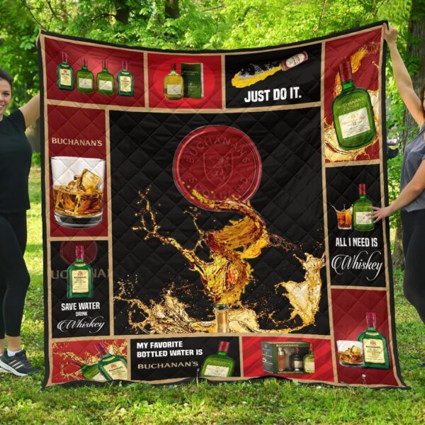 buchanans scotch quilt blanket all i need is whisky gift idea orsne