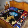 bud light quilt blanket beer lover funny gift idea ikivf