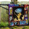 bud light quilt blanket beer lover funny gift idea vboto