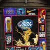 bud light quilt blanket beer lover funny gift idea woagg