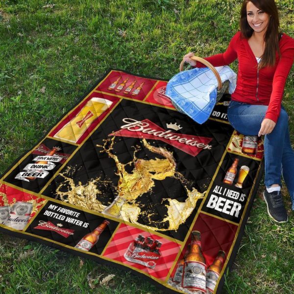 budweiser quilt blanket funny beer lover gift idea 1xh9m