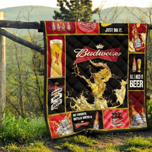 budweiser quilt blanket funny beer lover gift idea 9zmy3