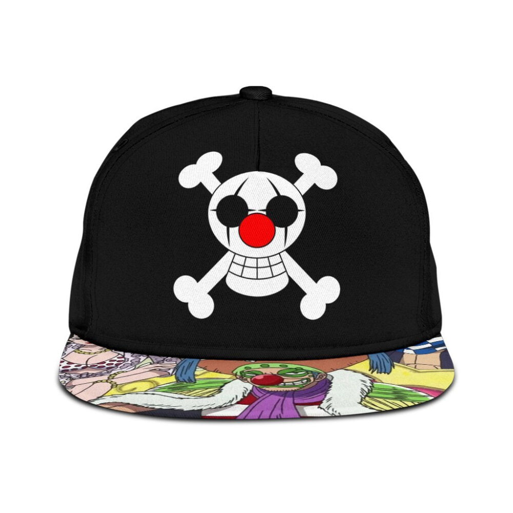 Buggy Pirates Snapback Hat One Piece Anime Fan Gift